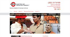 Desktop Screenshot of electricalcontractorswi.com